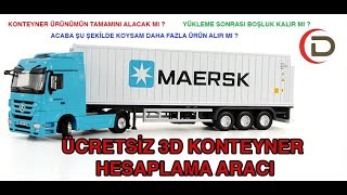 3D KONTEYNER HESAPLAMA ARACI